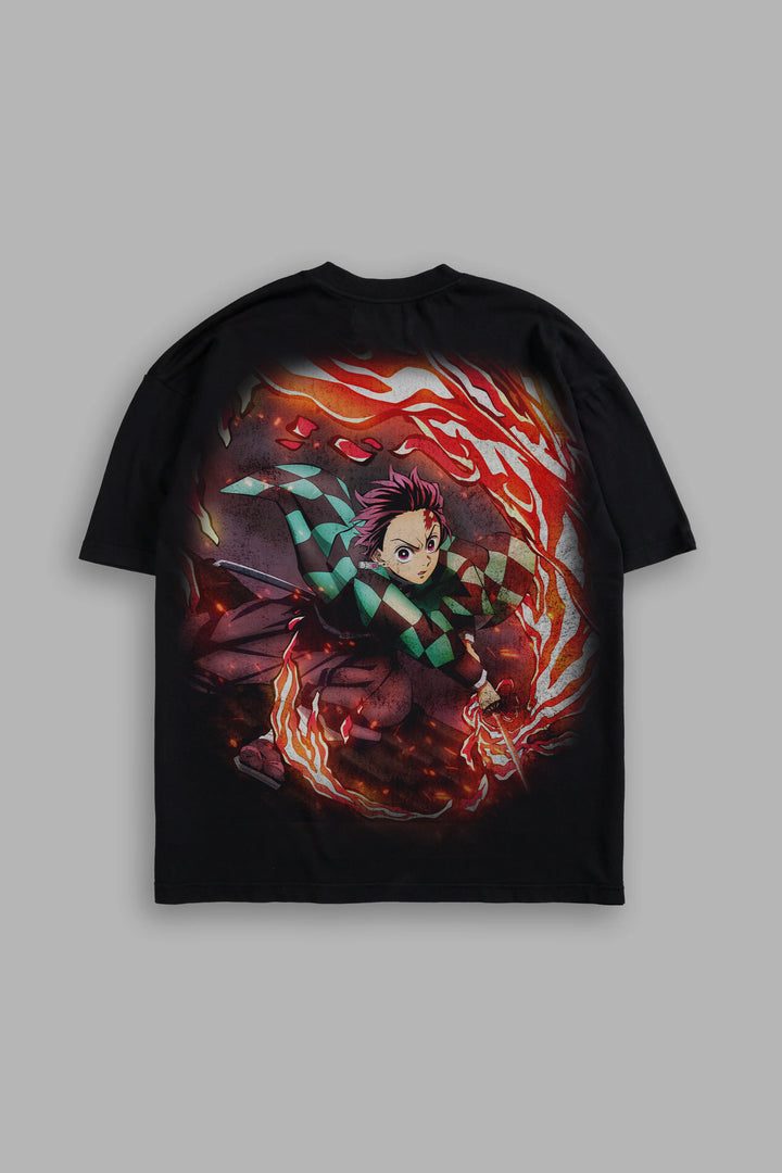 Tanjiro Sun Breathing Oversize Tee