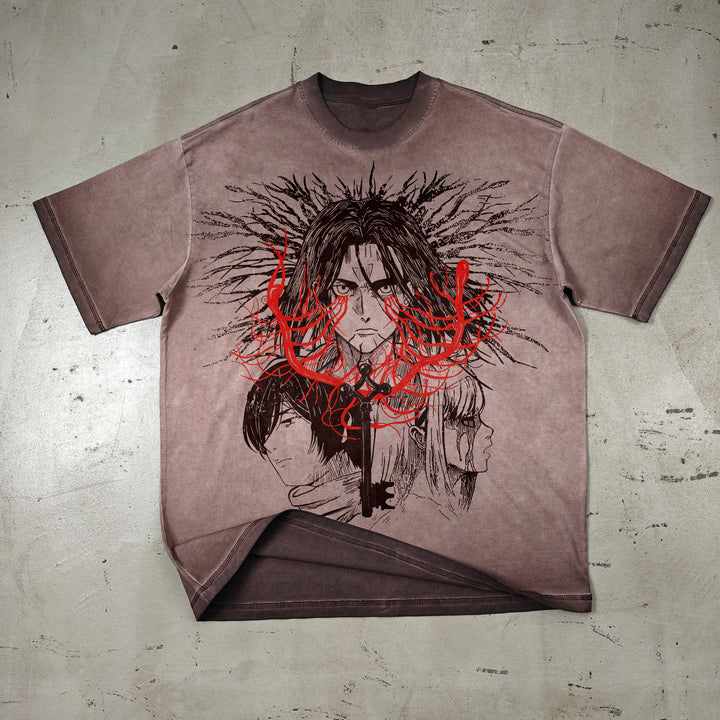 Attack on titan oversize tee