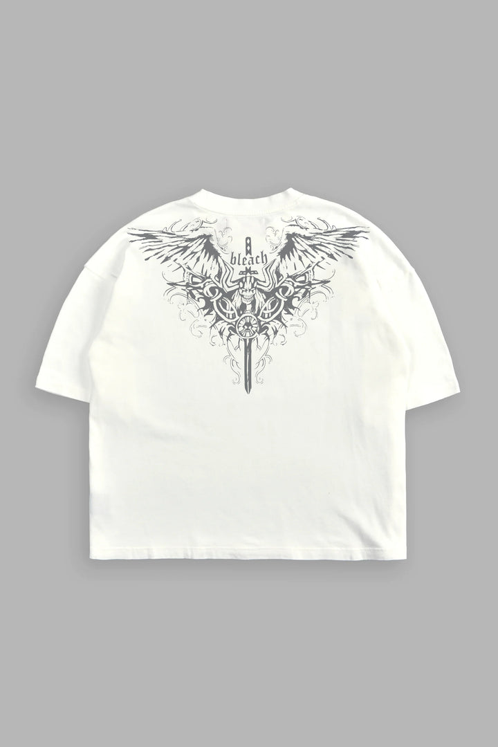 Bleach cropped tee
