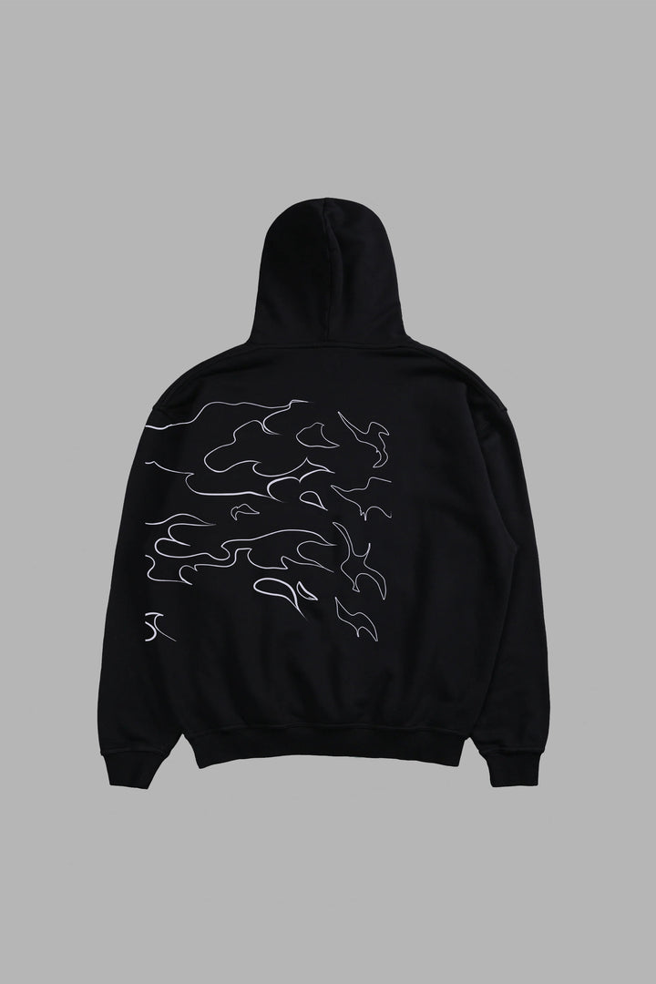 Curse mask hoodie
