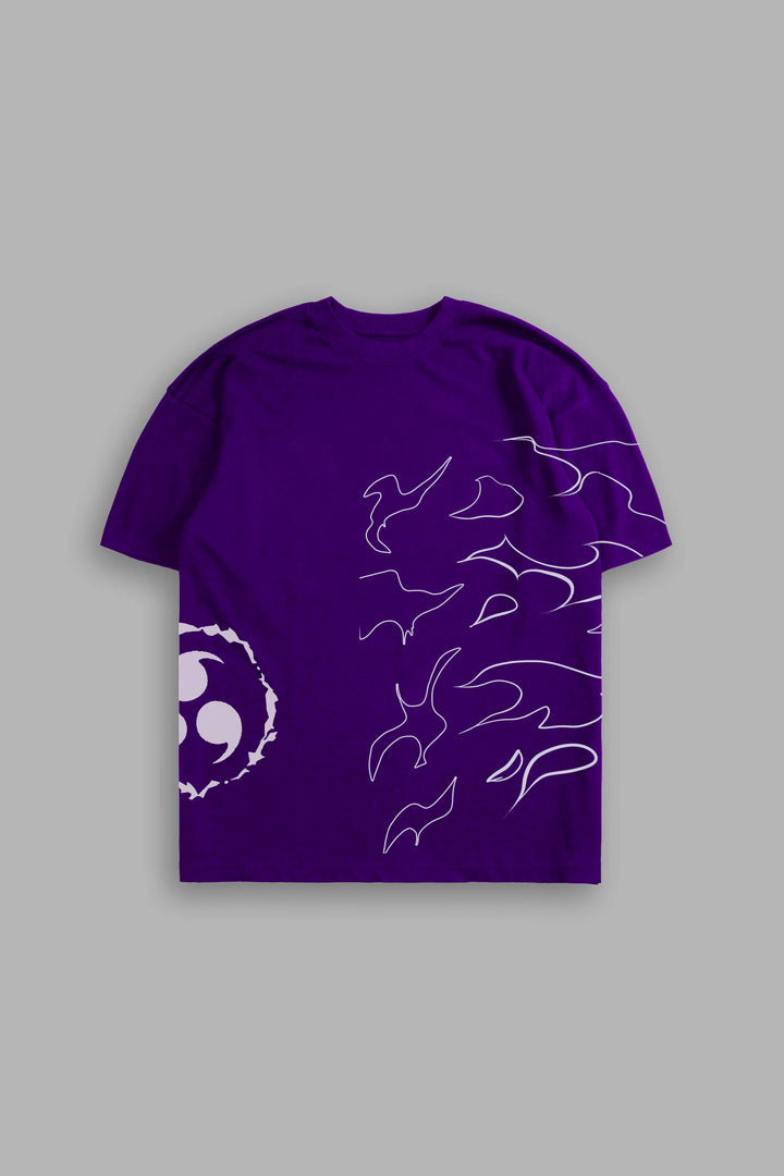 Sasuke curse oversize tee