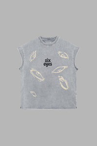 Bleach cropped tee