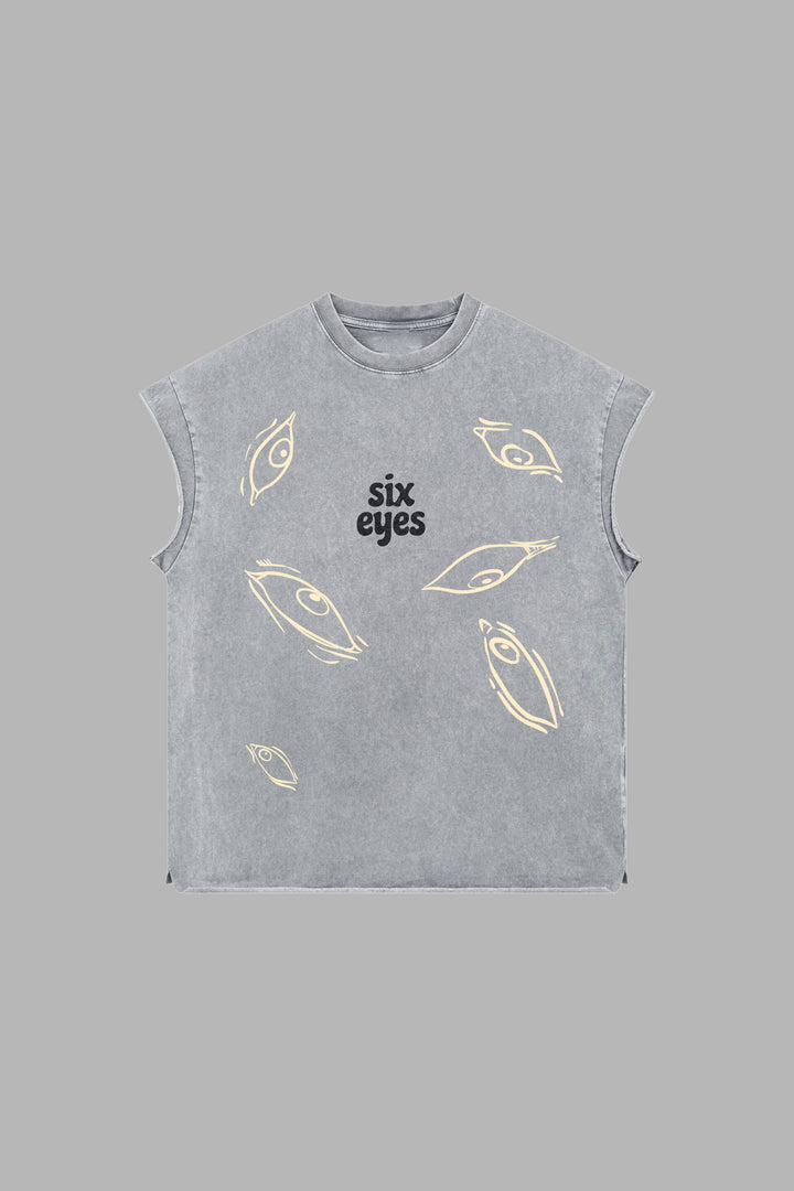 Gojo 6 eyes muscle tee
