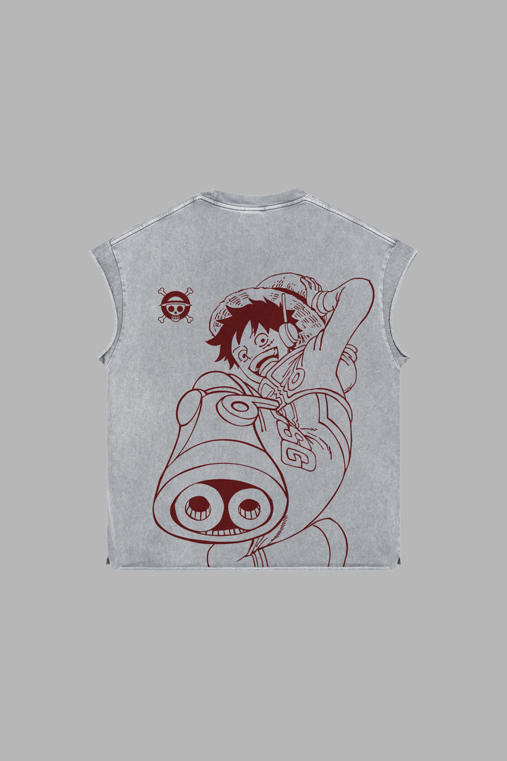 Luffy muscle tee