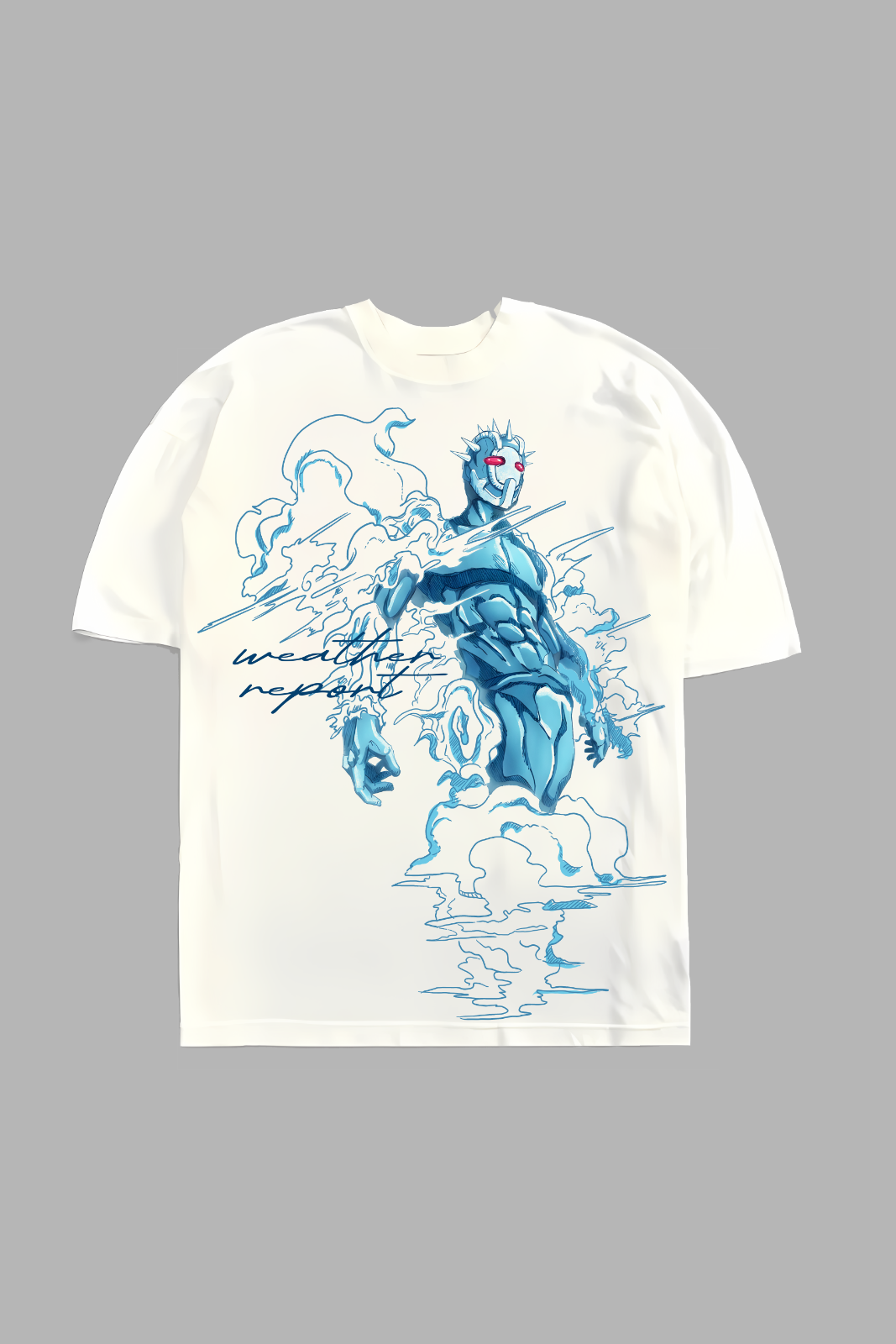 Weather report oversize tee